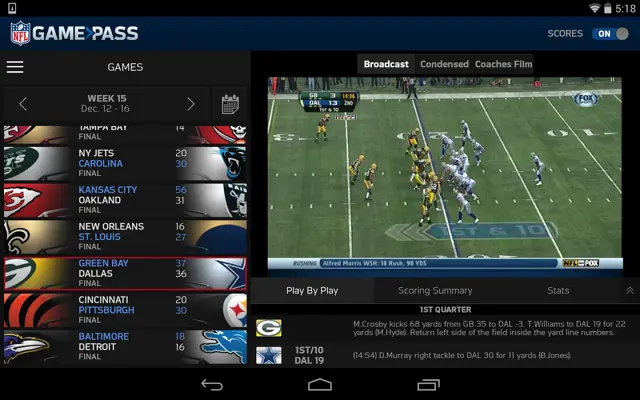 NFL Game Pass android App screenshot 5