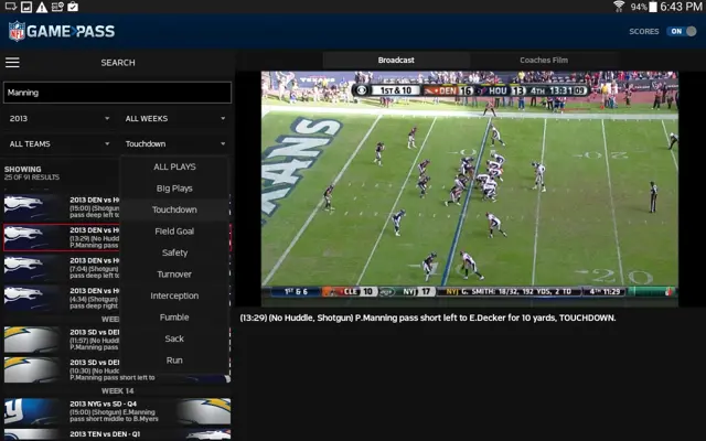 NFL Game Pass android App screenshot 7